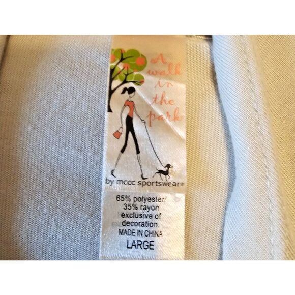 A Walk In The Park Womens Wineology Wine Cardigan Size L Fun Drinking! - Picture 4 of 4